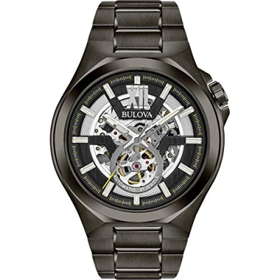 Immagine di Bulova Orologio Analogico Automatico Uomo con Cinturino in Acciaio Inossidabile 98A179