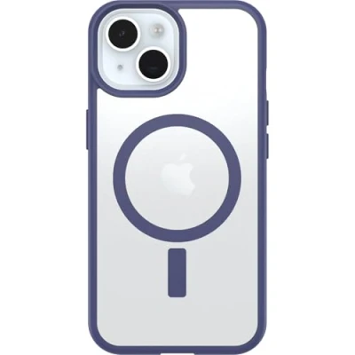 Immagine di cover per iPhone 16e, 15, 14, 13 OtterBox Sleek Series MagSafe, resistente a shock e cadute fino, ultrasottile, testata norme MIL STD 810G, Trasparente/Viola, Senza Retail Package