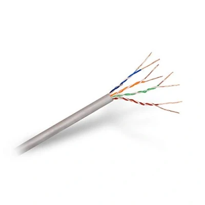 Immagine di AISENS A133 0208 Cavo di Rete RJ45, Rigido, Bobina da 100 m per la Resistente, Colore: Grigio