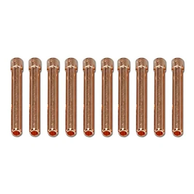 Immagine di RIVERWELD Tig Collet 10N25 (orifizio da 3,2 mm) per QQ300 pta db sr wp 17 18 26 Tiga di saldatura Torcia 10pk