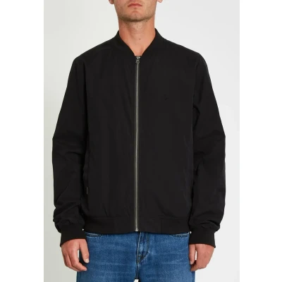 Immagine di Volcom Burnward Jacket Giubbotto Bomber, Uomo, Taglia: XS, Black_combo