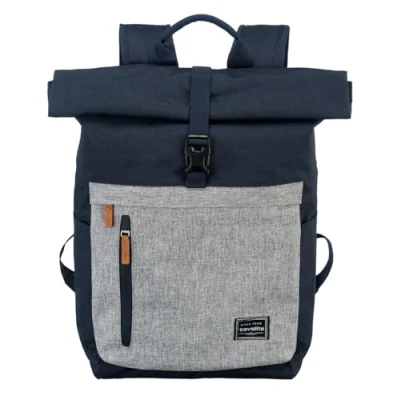 Immagine di Travelite Rollup Zaino, Taglia: One Size, Navy/gray