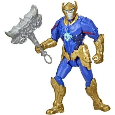 Immagine di Marvel Avengers Mech Strike Monster Hunters Thor, action figure in scala 15 cm, giocattolo per bambini dai 4 anni su