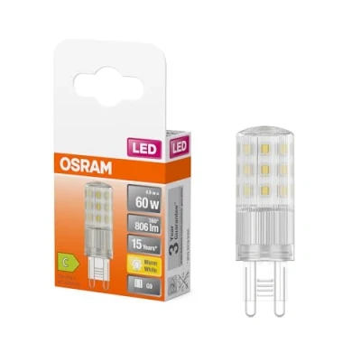 Immagine di OSRAM 4058075840522 LED (monocolore) ERP C (A G) G9 4.9 W = 60 Bianco caldo (Ø x A) 18 mm 1 pz.