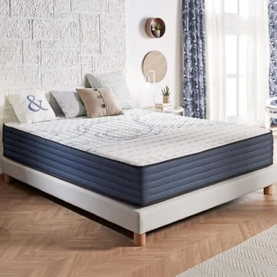 Immagine di Naturalex Materasso Memory 180x200 cm Matrimoniale Modello Perfect Dream Alto 30 Anallergico Antiacaro Alleviamento Punti di Pressione 7 Zone Lattice Blue