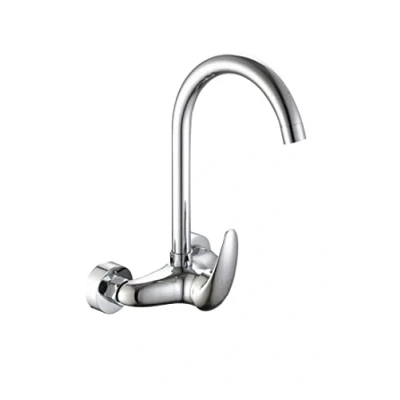 Immagine di DP Griferia GC 0015 Rubinetto da Muro Alto, Argento