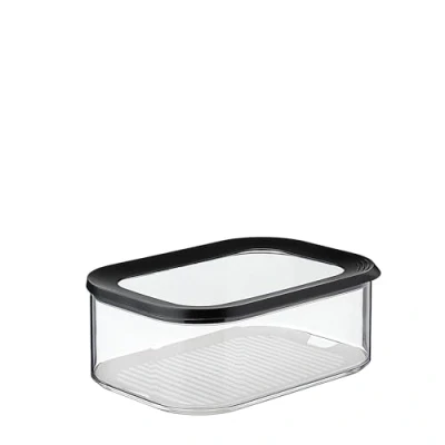 Immagine di Mepal Scatola di Formaggio per Frigorifero Modula Stoccaggio con Coperchio Pezzi Contenitore Ermetico Organizzatore la Cucina 2000 ml Black