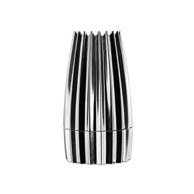 Immagine di Alessi Grind Wal03 Pepe d&#039;erba e spezie di design, in alluminio pressofuso, lucido, 7,50 x 14,20 cm, acciaio
