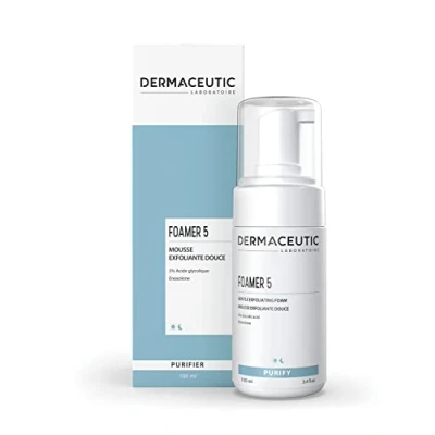 Immagine di Dermaceutic Foamer 5 Schiuma Detergente delicata viso illuminante esfoliante per un colorito nitido e luminoso 100 ml