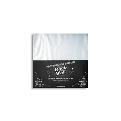 Immagine di ROCK ON WALL Buste Trasparenti di Protezione per Vinile (25 Pz.),