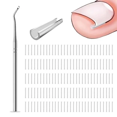 Immagine di Unghie Incarnite Piedi 150PCS Unghia Incarnita Alluce Utensili per Strumento Strisce Correttore Attrezzi