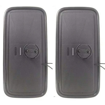 Immagine di Set di 2 specchietti retrovisori esterni per camion escavatori, universali, 375 x 185 mm, ø14 30