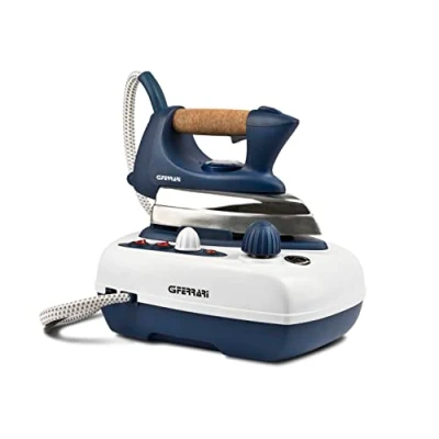 Immagine di G3 Ferrari G40019 Getto VAP Sistema Stirante Professionale, 2000 W, Serbatoio 700cc, 3 Bar pressione, Termostato regolabile, Accensione separata ferro/caldaia, Blu/Bianco