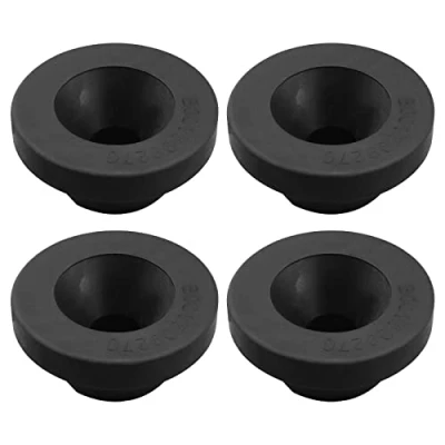 Immagine di ECSiNG 4 Pezzi Filtro Aria Tampone Paraurti In Gomma 036129689B Compatibile Con A1 A3 A6 Q3 TT Altea Ibiza Fabia Octavia Rapid Roomster