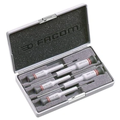 Immagine di Facom AEFP.J1 Scatola di 5 micro tech phillips cacciaviti