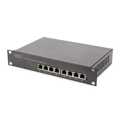 Immagine di Digitus DN 80117 Switch di rete managed 8 Porte 10 / 100 1000 MBit/s