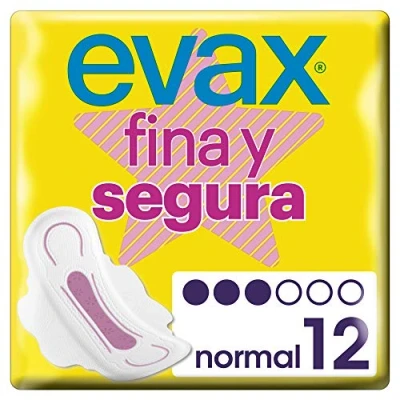 Immagine di Evax Normal Fine e Sicure Assorbenti Sanitari con Ali 12 Pezzi
