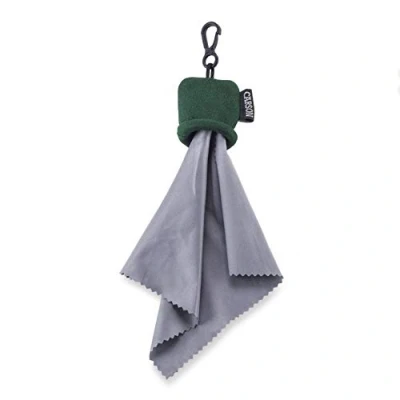 Immagine di Carson Stuff It Panno in Microfibra per la Pulizia di Occhiali, Smartphone, Tablet, Lenti ottiche, Fotocamere e Altro Ancora, 6,25&quot; x 6,25&quot;, Verde (SN 40GR)