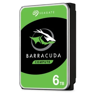 Immagine di Seagate BarraCuda, 6 TB, Hard Disk Interno, SATA da GBit/s, 3,5&quot;, 5.400 RPM, Cache 256 MB per PC Desktop (ST6000DM003)