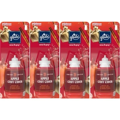 Immagine di 4 ricariche glade Sense and Spray da 18 ml, colore: sidro di mela