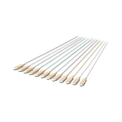 Immagine di Link LKSC12PT3 Set da 12 Cavi Pigtail, Fibra Ottica, Connettori SC Om3 Simplex, 1 m, Multicolore