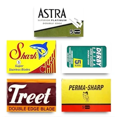 Immagine di Lamette da barba Astra, Derby, Shark, Treet, Permasharp