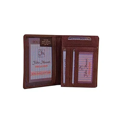 Immagine di FABIO MASSARI Portadocumenti e carte di credito in pelle uomo 8118 Tabacco AZ136