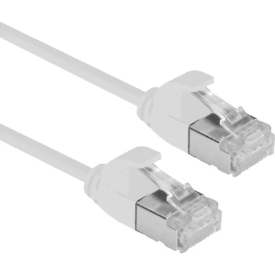 Immagine di Roline 21.15.3306 RJ45 cavo di rete, patch CAT 6A U/UTP 3.00 m Grigio non schermato, Privo alogeni, Ritardante fiamma 1 pz.