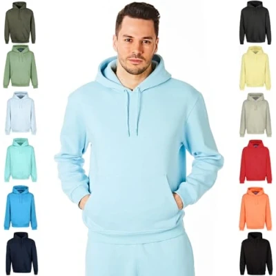Immagine di RIPT Performance RCSWT763 Uomo con Cappuccio Soft Touch Loungewear Felpa Top, Aquamarine, M