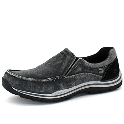 Immagine di Skechers Aspetta Avillo, Mocassino Uomo, Nero, 46 EU X Larga