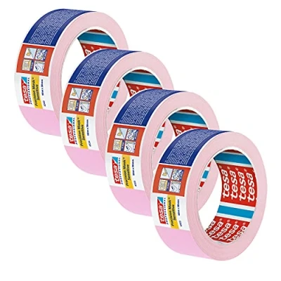 Immagine di tesa 4333 Sensitive Nastro adesivo di precisione per mascherare superfici sensibili interni, spessore molto basso, 4 50 m x 38 mm, colore: Rosa chiaro