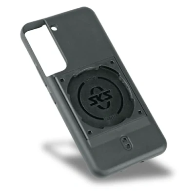 Immagine di SKS GERMANY COMPIT Cover per Samsung S22 Custodia con dispositivo di fissaggio sistema (piacevole al tatto, assorbe gli urti, fissaggio, in plastica resistente