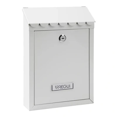 Immagine di ARREGUI Civic E5721 C Cassetta Postale Individuale in Acciaio da Esterno Dimensione S (DIN A5) Facile Montare Bianco