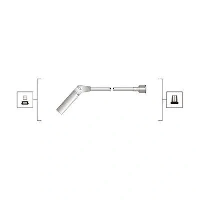 Immagine di MAGNETI MARELLI 941319170061 Kit Cavi Accensione AUDI: A6 C4 Avant, 80 B4 Sedan
