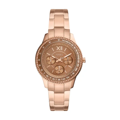 Immagine di Fossil Stella Sport Cronografo goldcoloured, Donna, Taglia: One Size, Gold coloured