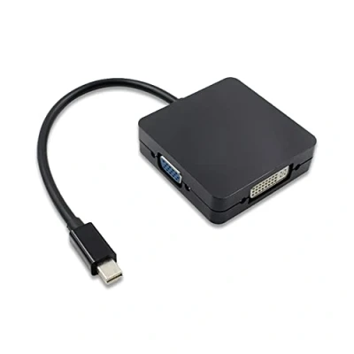 Immagine di RGBS, porta Thunderbolt 3 in 1, mini DisplayPort con uscite HDMI, VGA e DVI, cavo adattatore per Apple, Mac, MacBook Pro Air, iMac, Microsoft Surface