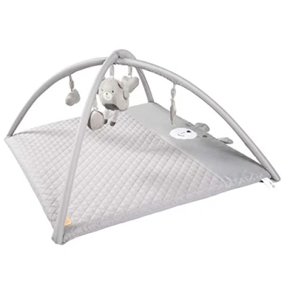 Immagine di roba Tappetino da Gioco e per Palestrine Style, 85 x 75 cm, Arco con 5 Elementi Neonati, Utilizzabile come Materasso Fasciatoi, Grigio