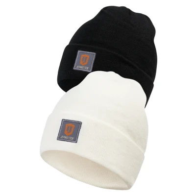 Immagine di Indicode Uomini Vulcano Hat Coppia di Berretti Invernali Offwhite/Black OS
