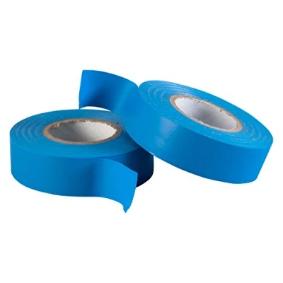 Immagine di GOCABLETIES Nastro isolante blu 19 mm x 20 m Robusto ed autoadesivo Per proteggere, unire e riparare cavi 2 rotoli