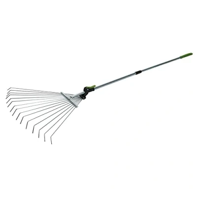 Immagine di Silverline tools 228465 Rastrello con manico telescopico (800 1500 mm)