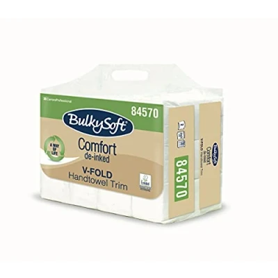 Immagine di BULKY SOFT 9000 ASCIUGAMANI MONOUSO CARTA DISPENSER PIEGATI A V COMPATIBILE C E Z