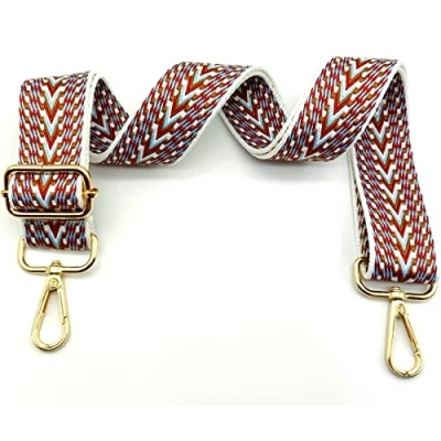 Immagine di Tracolla per Borse Donna Colorato Cinghia Della Borsa Larga, Regolabile con Gold Moschettone, Durevole Crossbody Borsa, Borsetta, Chitarra DIY Spalla Accessori Ragazze, 20