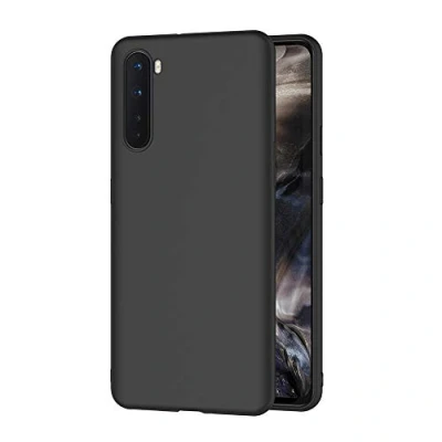 Immagine di AICEK Cover Compatible OnePlus Nord Nero Silicone Case Molle di TPU Sottile Custodia per (6.44 Pollici)
