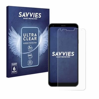 Immagine di savvies (6 Pezzi Pellicola Protettiva per LG Q7 / Plus Protezione Schermo Trasparente