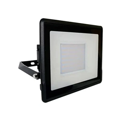 Immagine di V TAC Bianco Freddo Faro 50W con Chip Samsung e Connettore Diretto [Ultima Generazione] IP65 4000 Lumen Proiettore LED Esterno Colore Nero Impermeabile 6500K Luce