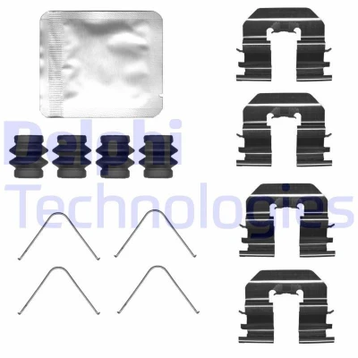 Immagine di DELPHI LX0727 Kit accessori, Pastiglia freno HYUNDAI: i20 II Hatchback, OPEL: Karl