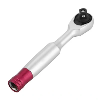Immagine di Kennso 1/4 Pollici Mini Socket Cricchetto e cacciavite Utensile Multiplo Set di Chiavi Strumento Riparazione Chiave a Bussola Strumento(100mm)