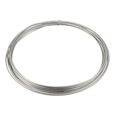 Immagine di Cavo in acciaio inox da 1,2 mm con diametro di 0,05 pollici, 5 m lunghezza 18, calibro 304 per il sollevamento del paranco