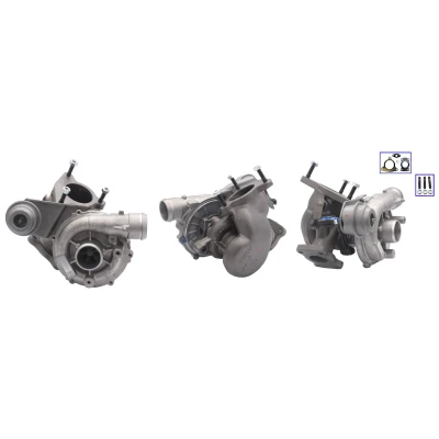 Immagine di ELSTOCK 91 1583 Turbina Turbocompressore a gas scarico, elemento di regolaz. (attuatore) regol. pneumatica con guarnizioni