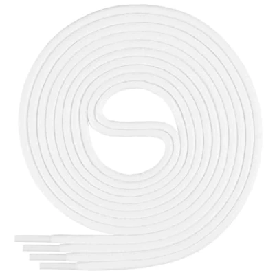 Immagine di Di Ficchiano, lacci cerati premium, rotondi per scarpe eleganti e in pelle, diametro 2 3 mm, lunghezza 45 120 cm, resistenti agli strappi, Adulti (unisex), bianco, 100 cm